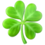 four leaf clover on Apple