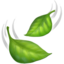 leaf fluttering in wind on Apple