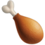 poultry leg on Apple