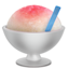 shaved ice on Apple