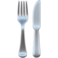fork and knife on Apple