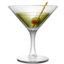 cocktail glass on Apple