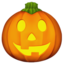 jack-o-lantern on Apple