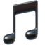 musical note on Apple