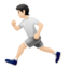 person running: light skin tone on Apple