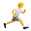 person running facing right on Apple
