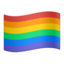 rainbow flag on Apple