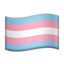 transgender flag on Apple