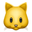 cat face on Apple