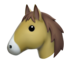 horse face on Apple
