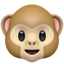 monkey face on Apple