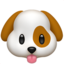 dog face on Apple