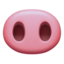 pig nose on Apple