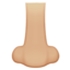 nose: medium-light skin tone on Apple