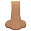 nose: medium skin tone on Apple