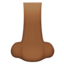 nose: medium-dark skin tone on Apple