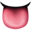 tongue on Apple