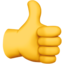 thumbs up on Apple