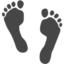 footprints on Apple