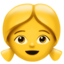 girl on Apple