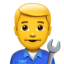 man mechanic on Apple