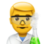 man scientist on Apple