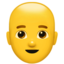 man: bald on Apple