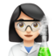 woman scientist: light skin tone on Apple