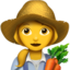woman farmer on Apple