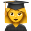 woman student on Apple