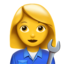 woman mechanic on Apple