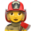 woman firefighter on Apple