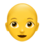 woman: bald on Apple