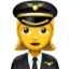 woman pilot on Apple