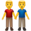 men holding hands on Apple