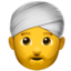 man wearing turban on Apple