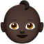baby: dark skin tone on Apple