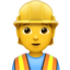 construction worker on Apple