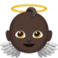 baby angel: dark skin tone on Apple