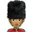 guard: medium skin tone on Apple