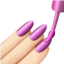 nail polish: light skin tone on Apple