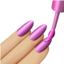 nail polish: medium-light skin tone on Apple