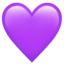 purple heart on Apple