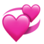 revolving hearts on Apple