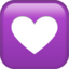 heart decoration on Apple