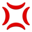 anger symbol on Apple