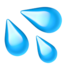 sweat droplets on Apple