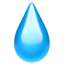 droplet on Apple
