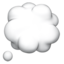 thought balloon on Apple