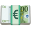euro banknote on Apple